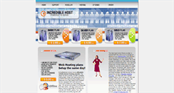Desktop Screenshot of incrediblehost.com